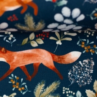 Jersey | Woodanimals | Fuchs | jeansblau